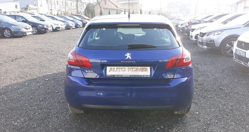 Peugeot 308 cena 43990 przebieg: 91000, rok produkcji 2018 z Złoty Stok małe 106